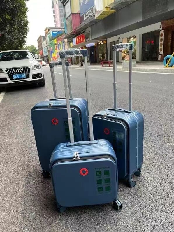 অ্যালুমিনিয়াম ফ্রেমযুক্ত ব্যবসায়িক ভ্রমণ স্যুটকেস ভ্রমণ ব্যাগ সেট ব্যবসায়িক ট্রলি ব্যাগ ব্যাগ অন্তর্নির্মিত TSA লক