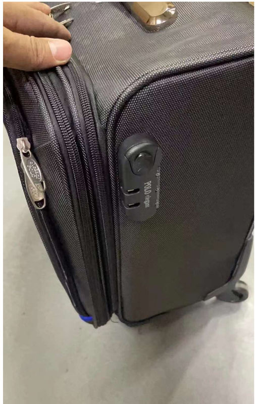 অবসর নকশা হালকা ওজন নরম ডাবল 4 চাকা স্পিনার অ্যালুমিনিয়াম ট্রলি বহন ভ্রমণ ব্যাগ ব্যাগ ট্রলি