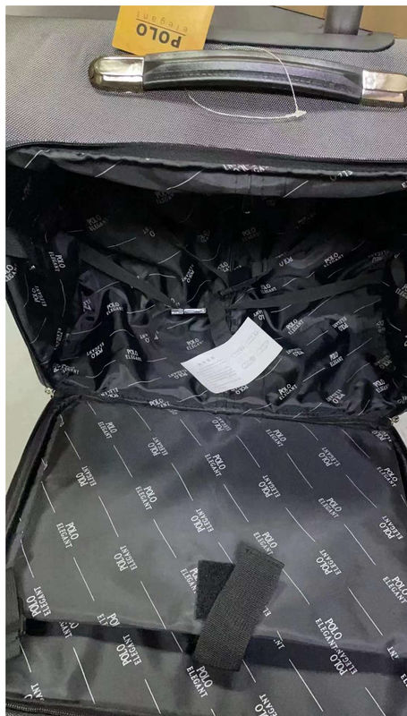 অবসর নকশা হালকা ওজন নরম ডাবল 4 চাকা স্পিনার অ্যালুমিনিয়াম ট্রলি বহন ভ্রমণ ব্যাগ ব্যাগ ট্রলি